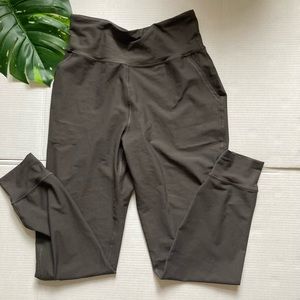 Womens charcoal gray old navy joggers powersoft size large tall